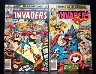 COMICS: Marvel: The Invaders #14-15 (1977), 1st Crusaders app