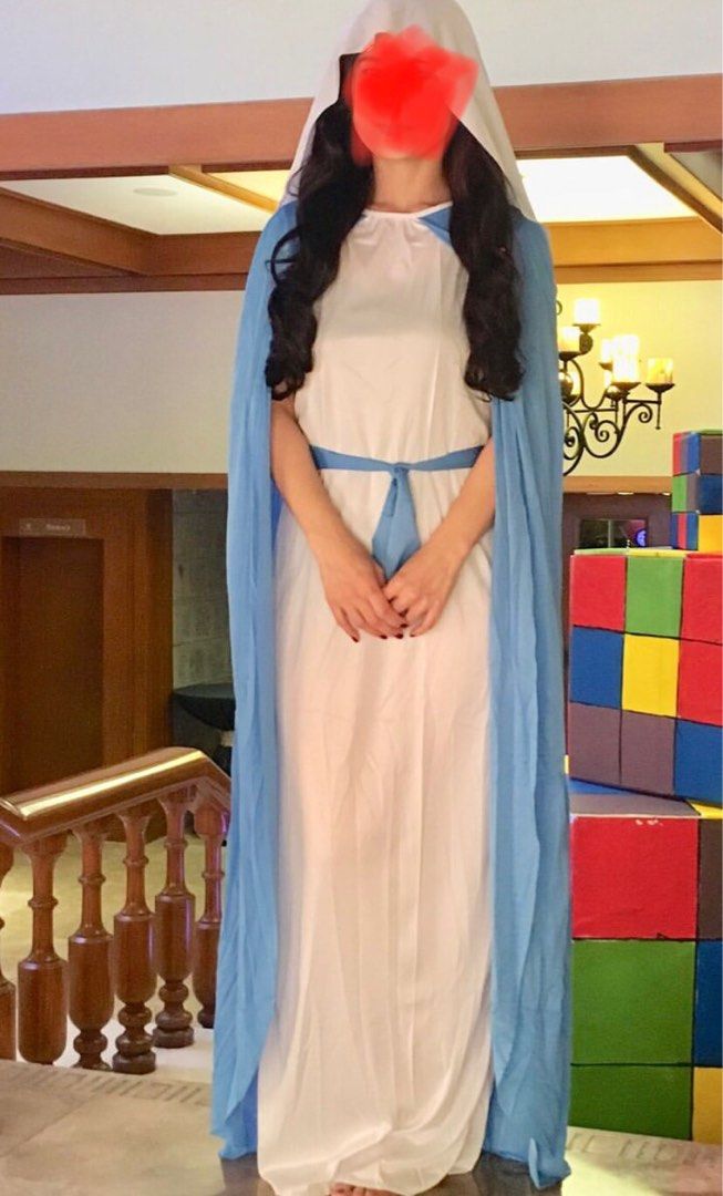 Costume! Virgin Mary Costume, Women's Fashion, Dresses & Sets, Dresses on Carousell