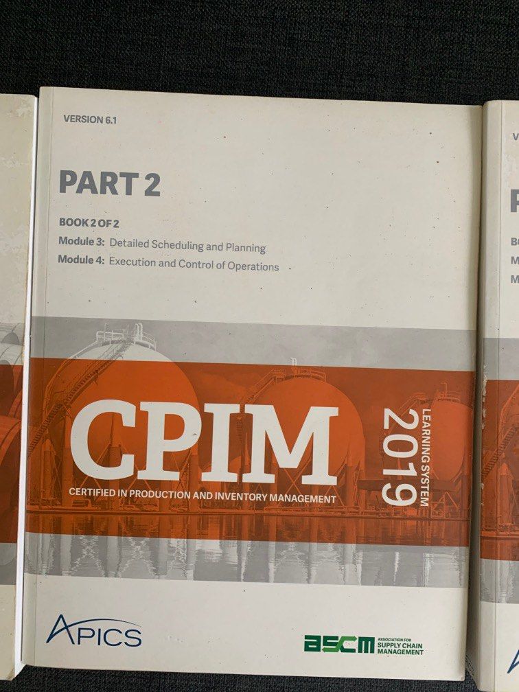 Cpim Study Guide CPIM study material, Hobbies & Toys, Books & Magazines, Textbooks on ...