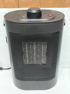 DEDANG Mini Radiator - 1200 W - Adjustable Mechanical Thermostat, Black YND-900F