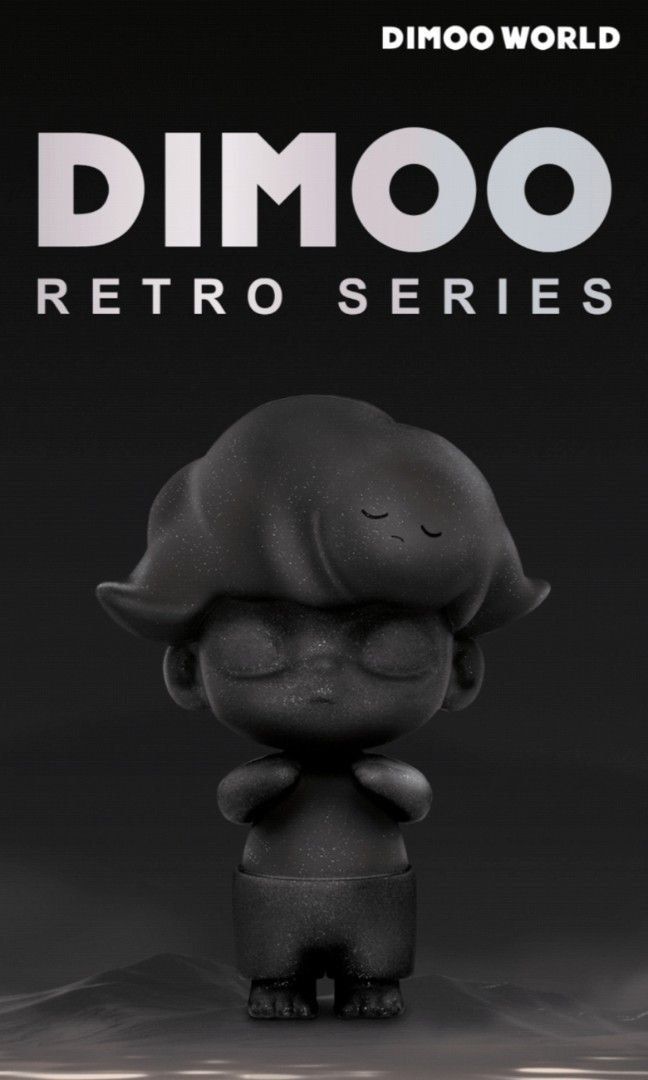 Dimoo Retro Secret B Dark Night, Hobbies & Toys, Toys