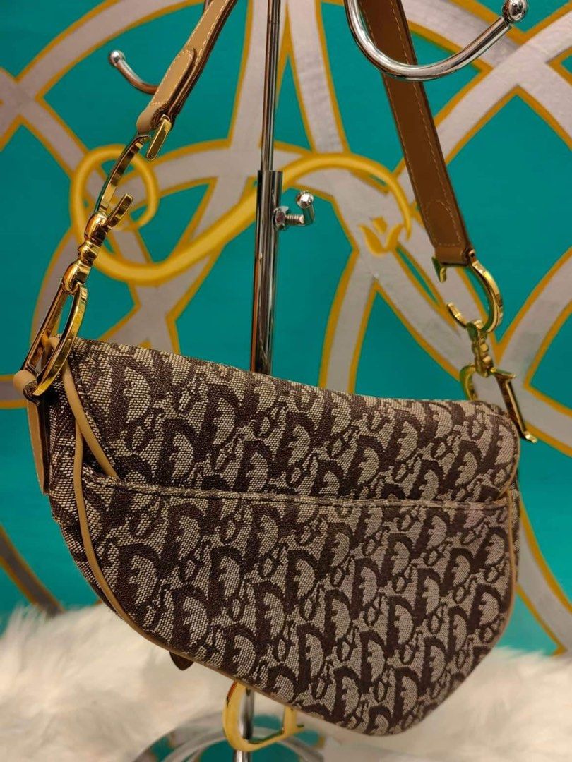 Dior Saddle Bag brown on Carousell