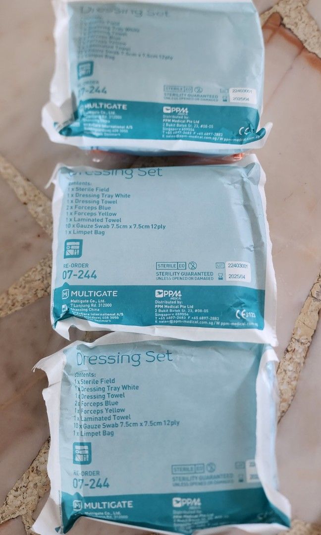 Disposable dressing kit, Health & Nutrition, Medical Supplies & Tools