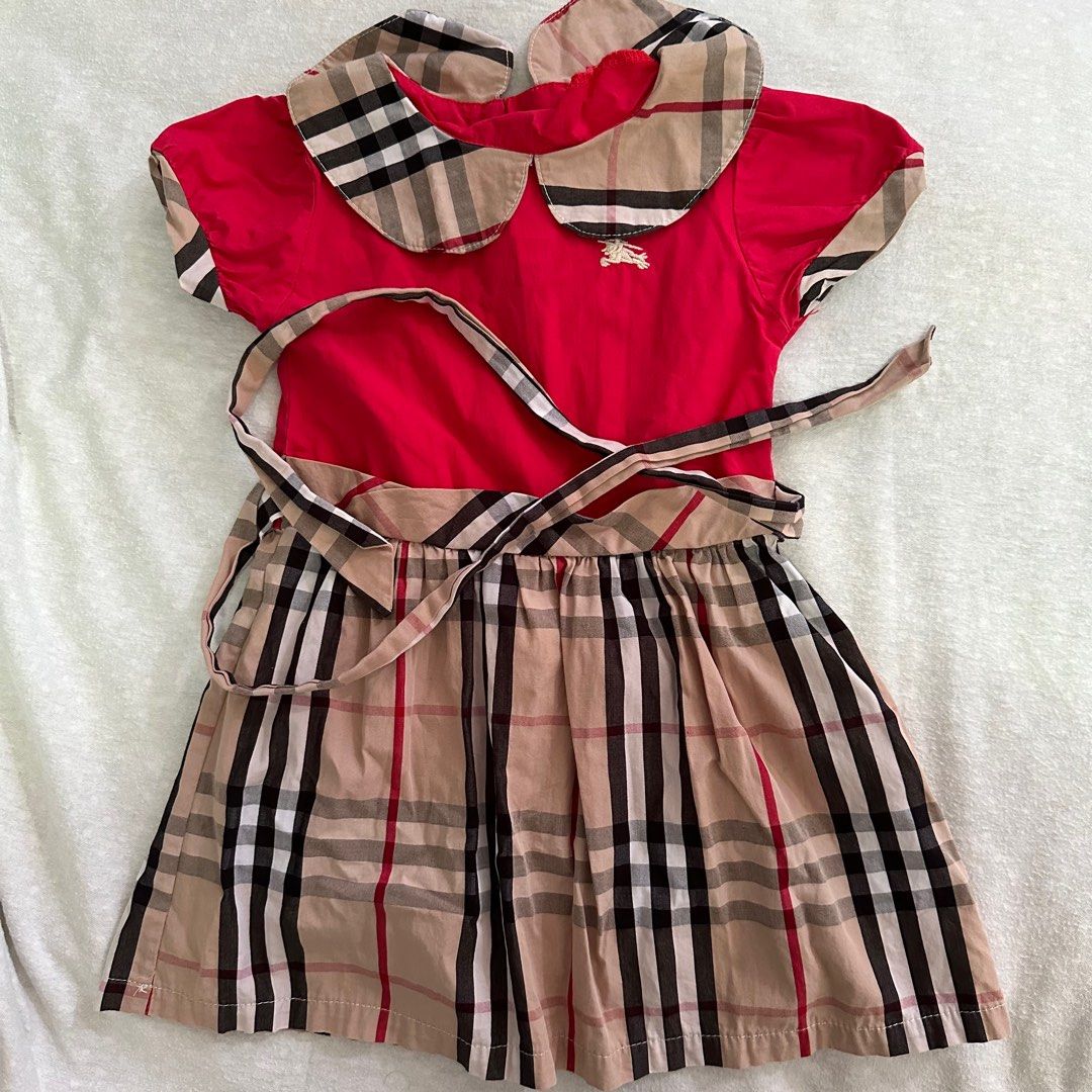 Newborn burberry dress best sale