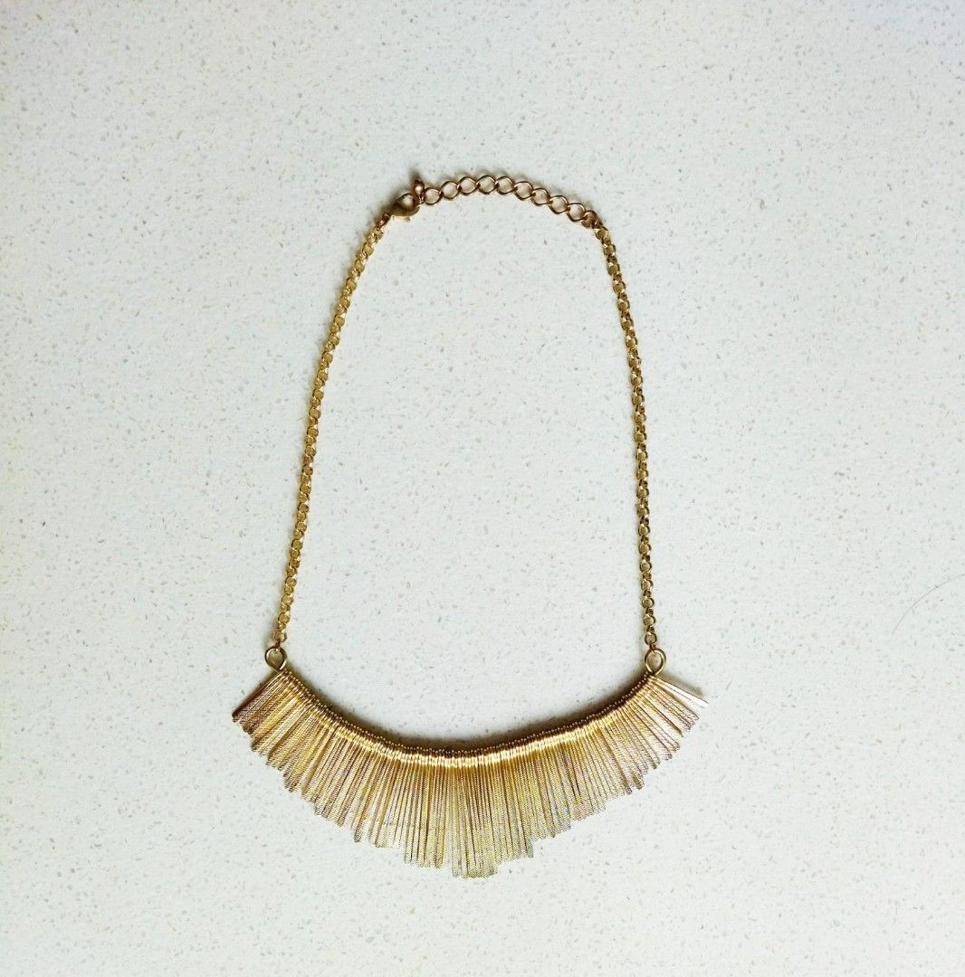 Fringe necklace hotsell