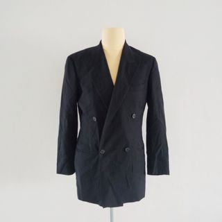 Emporio Armani Black stripes Double Breasted Blazer