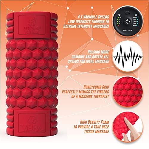 Epitomie fitness vibra vibrating foam roller hot sale