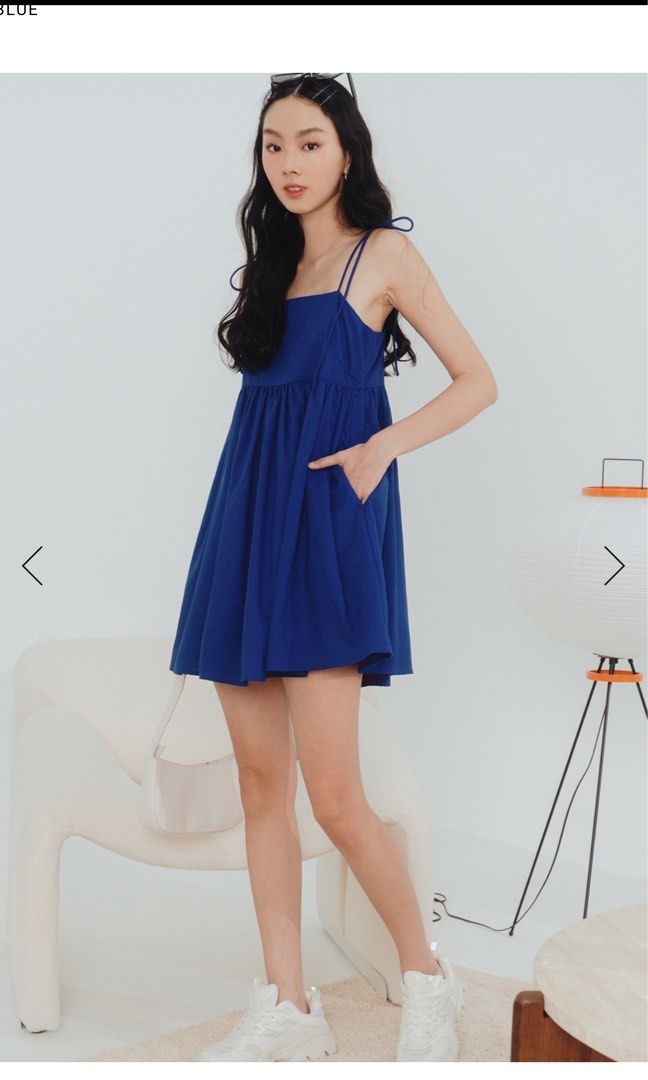Electric blue playsuit hot sale