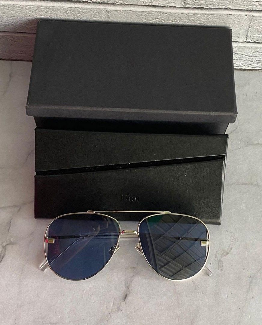Fast Sale Reprice Good Condition Dior Homme Sunglasses With box