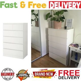 Free delivery Chest Of Drawers white chest drawer