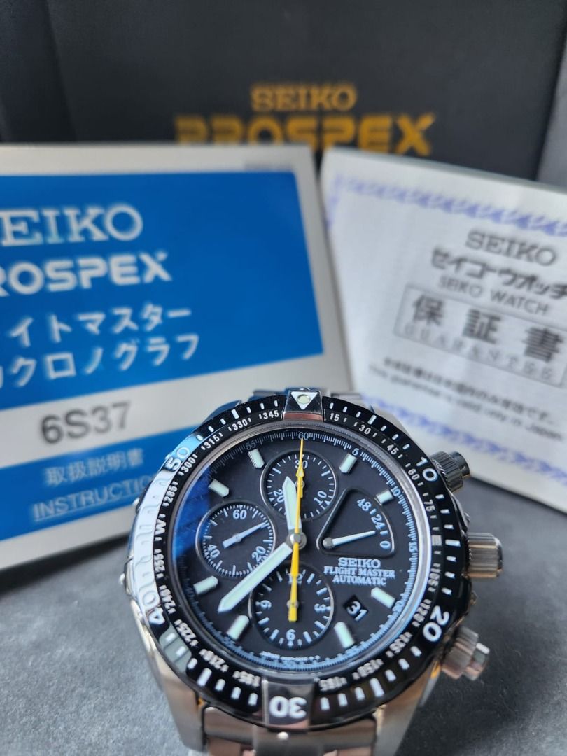 Seiko store flightmaster 6s37