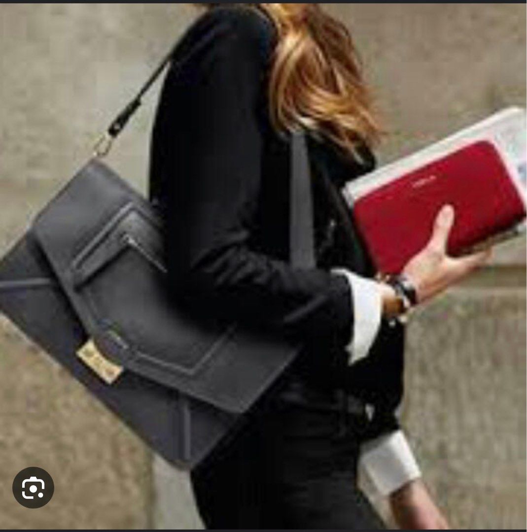 Furla Grey Leather Alice Top Handle Bag