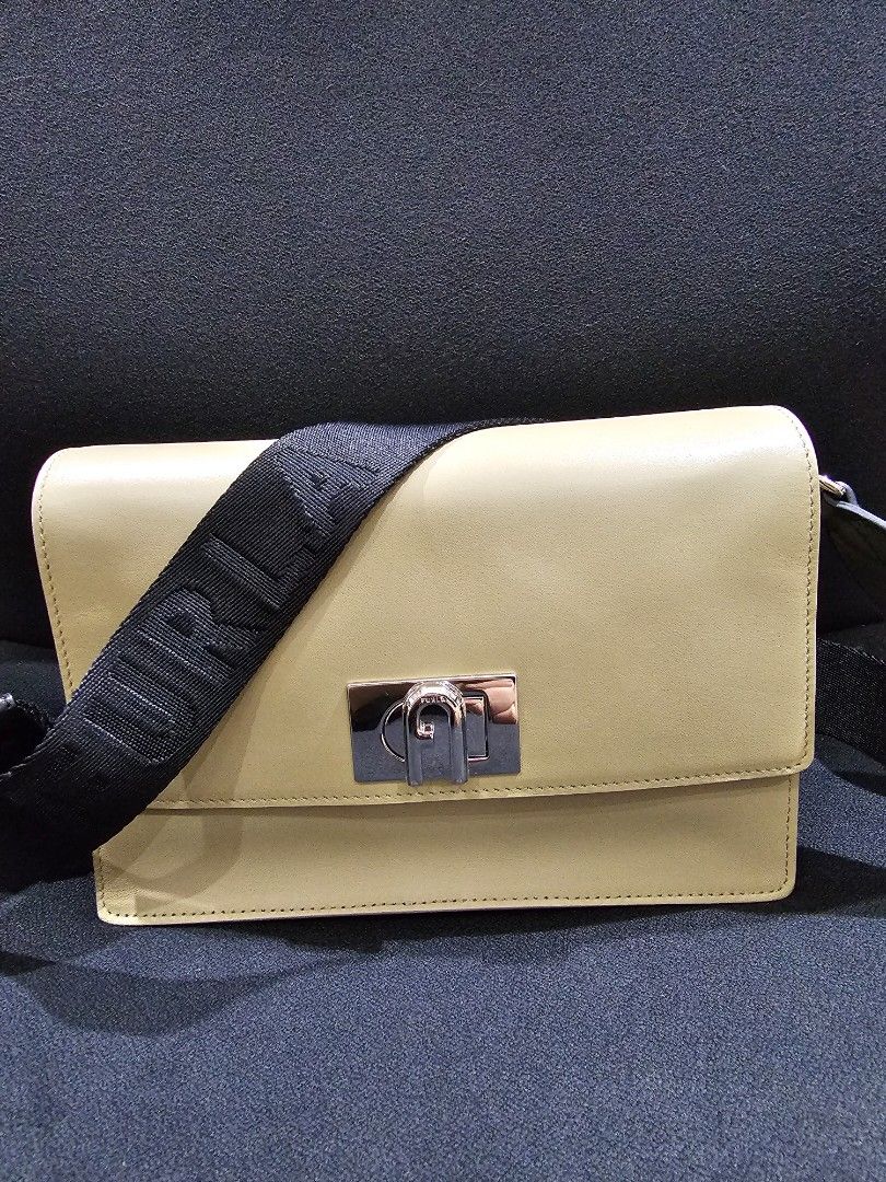 Furla olive green crossbody