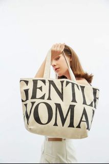 GENTLE WOMAN Square tote black or beige