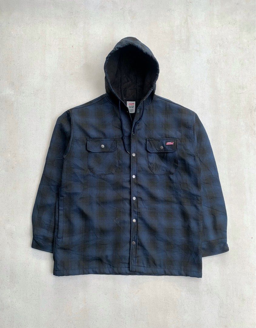 Genuine dickies men's twill hotsell polar fleece lined shirt jacket