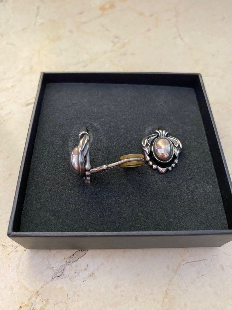 Georg jensen earrings best sale ebay