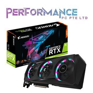 GIGABYTE AORUS GeForce RTX 3060 Ti RTX 3060Ti ELITE 8G GDDR6 Graphic Card GPU (4 YEARS WARRANTY BY CDL TRADING PTE LTD)