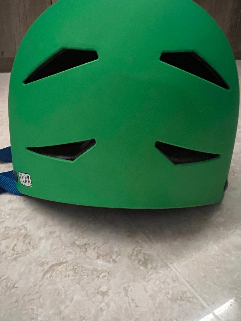 Giro Flak Bike BMX Skate Helmet Mat Bright Green Size M 55 59cm Sports Equipment Bicycles Parts Bicycles on Carousell