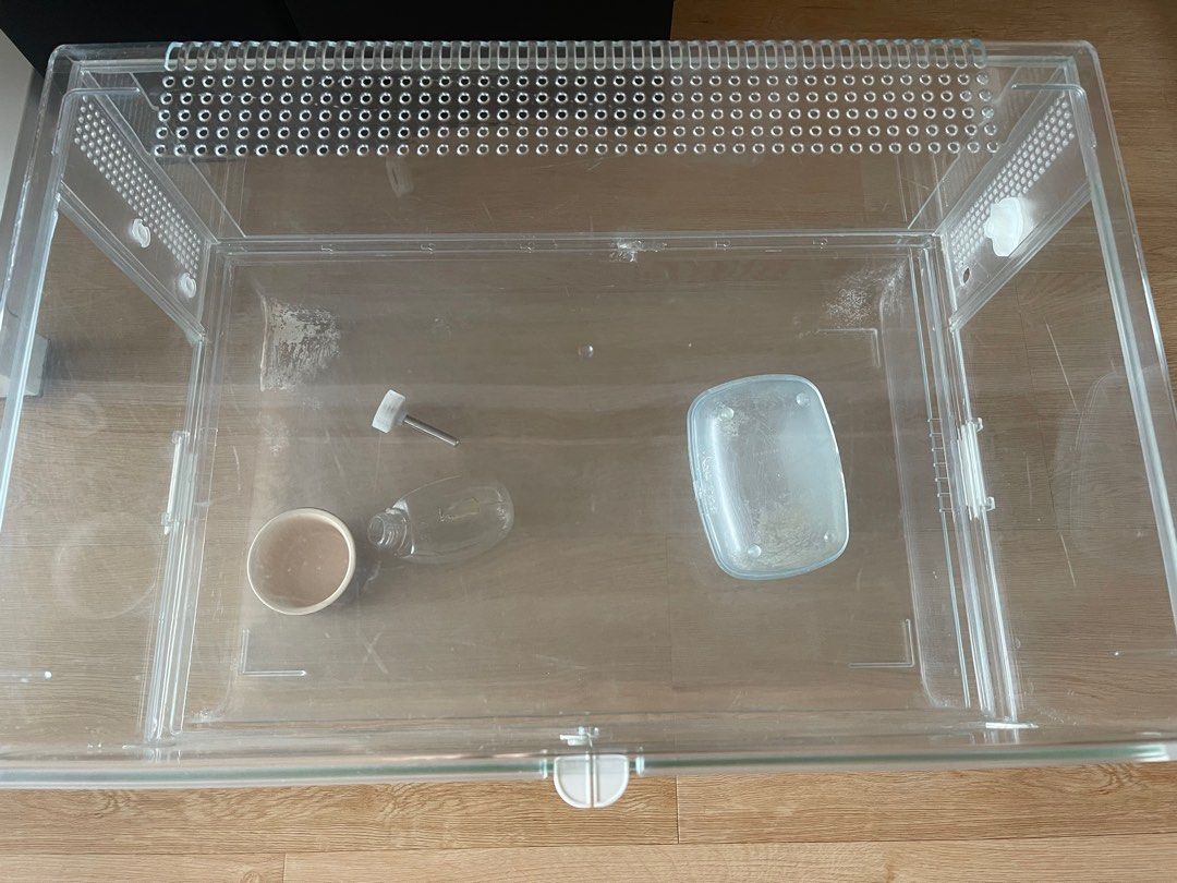 glass hamster cage, Pet Supplies, Homes & Other Pet Accessories on ...