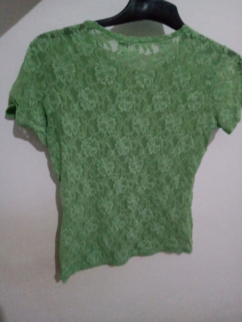 Green Lace top on Carousell
