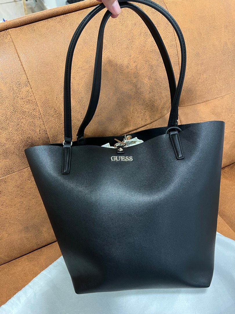 Guess alby online toggle tote black