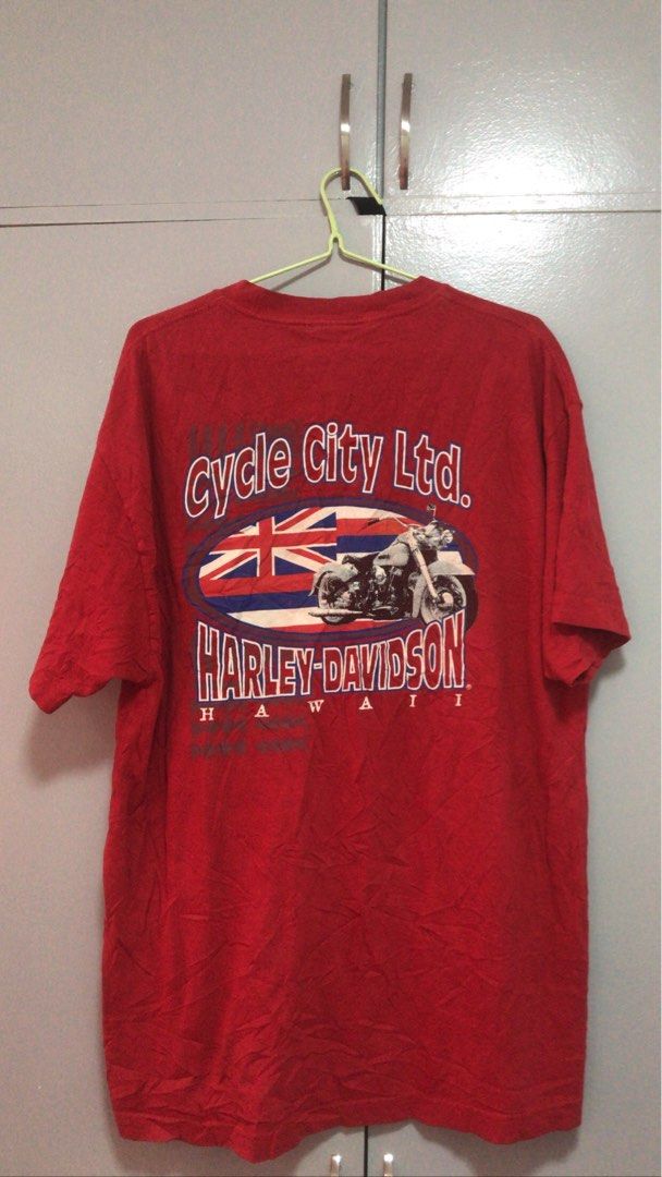 VINTAGE HARLEY DAVIDSON CYCLE CITY HAWAII SHIRT on Carousell