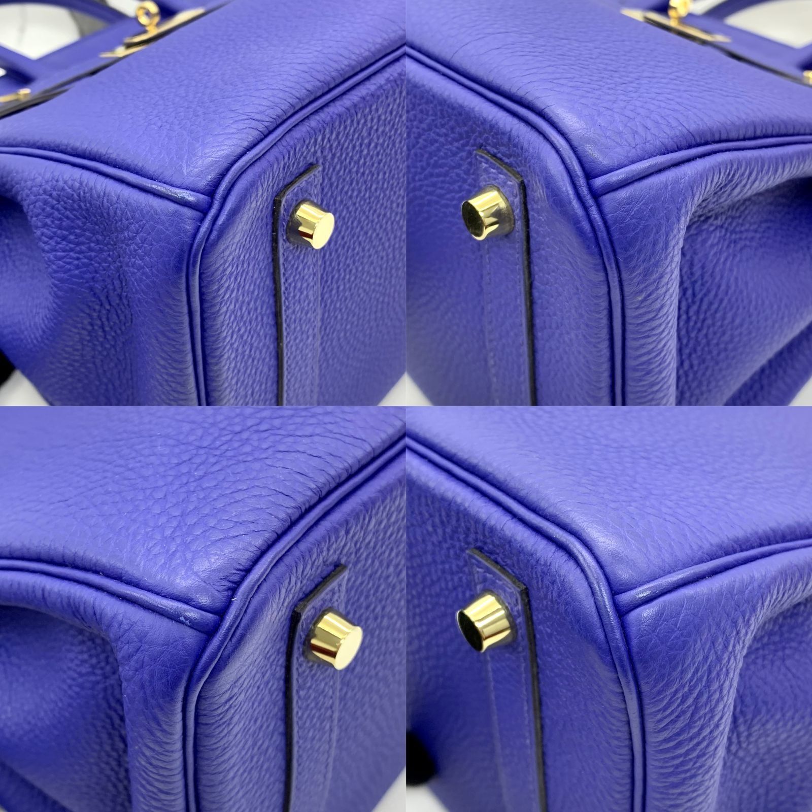 Authentic Hermes Bleu Indigo Togo Leather Lindy 30 Handbag/Shoulder Ba –  Paris Station Shop