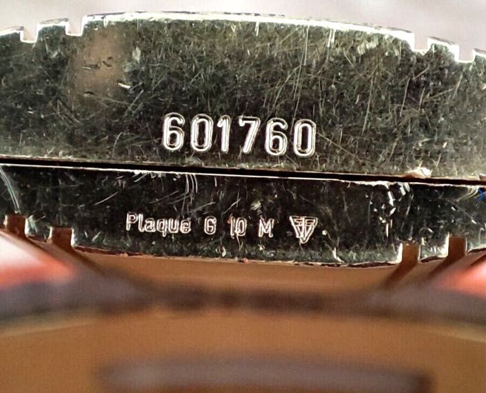 HERMES KELLY GOLD Plaque PADLOCK Quartz Gold & Black Ladies Watch Rare