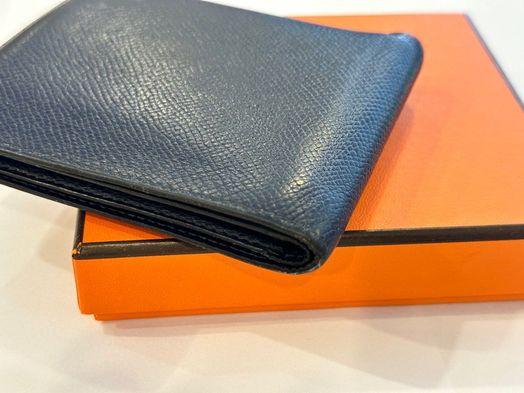 Hermes MC2 Copernic Bifold Wallet Sesame Epsom Leather