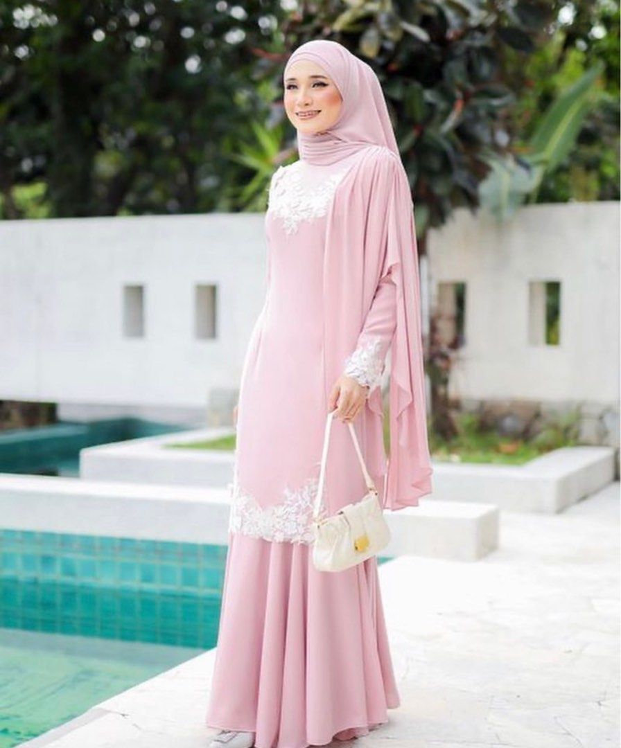 Hijabista Hub Rufina Pink (New), Women's Fashion, Muslimah Fashion ...