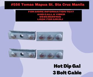 Hot Dip Gal 3 Bolt Cable
