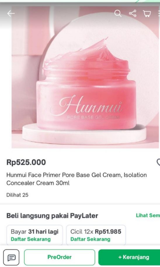 Hunmui primer, Kesehatan & Kecantikan, Kulit, Sabun & Tubuh di Carousell