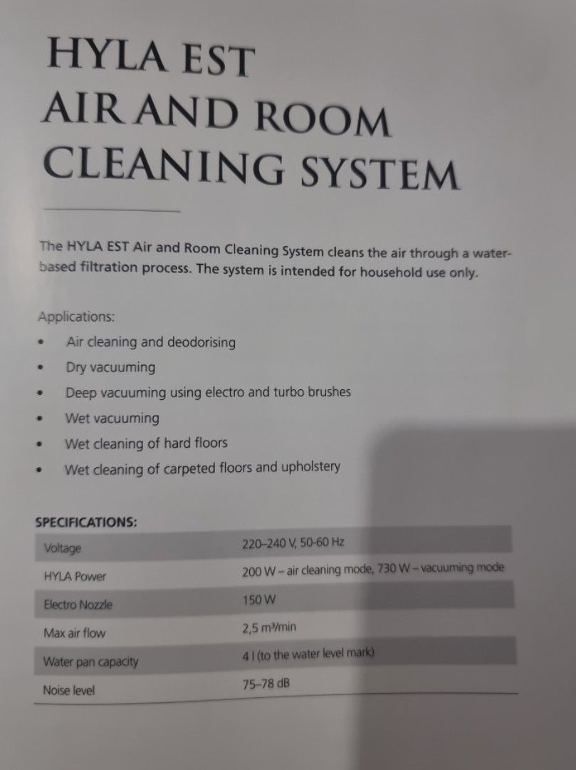 Hyla Vacuum, TV & Home Appliances, Vacuum Cleaner & Housekeeping on