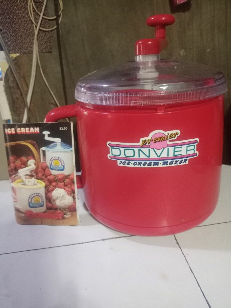 Ice cream maker (Category: Other Kitchenware & Tableware) located in Davao. Submitted by bravemoon_556cd5 (Listing ID 1235406243, Image 1). Description: pre own from US we ship nationwide gcash or bank account payment mode.