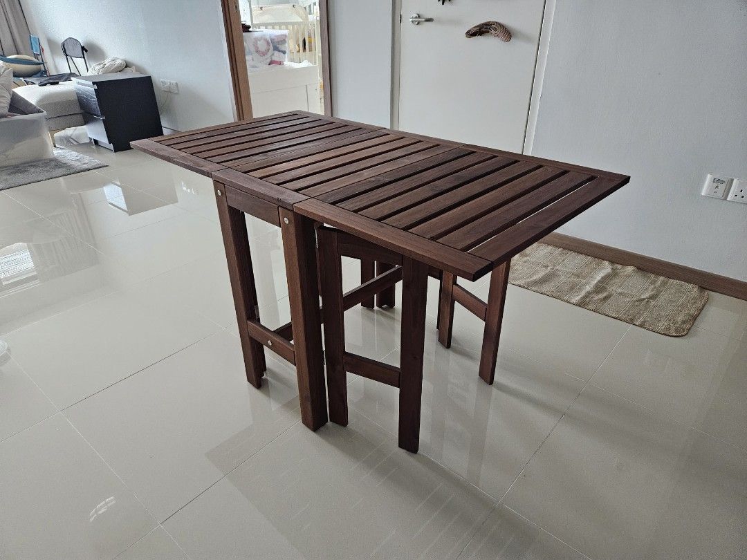 IKEA Applaro Outdoor Folding Table, Furniture & Home Living, Outdoor Furniture on Carousell