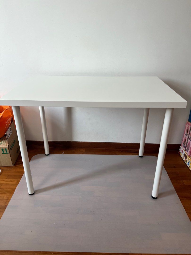 IKEA Linnmon table Adils legs, Furniture & Home Living, Furniture, Tables & Sets on Carousell