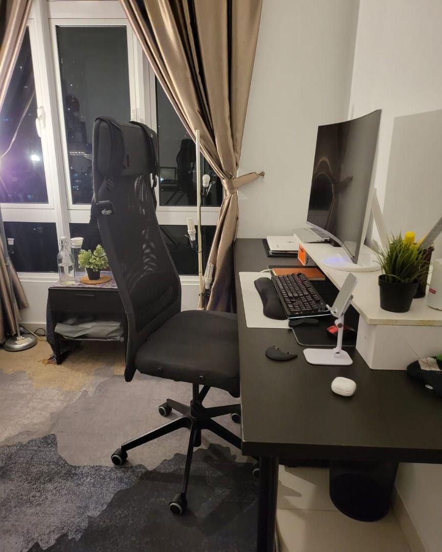 IKEA MARKUS Office Chair Black Furniture Home Living