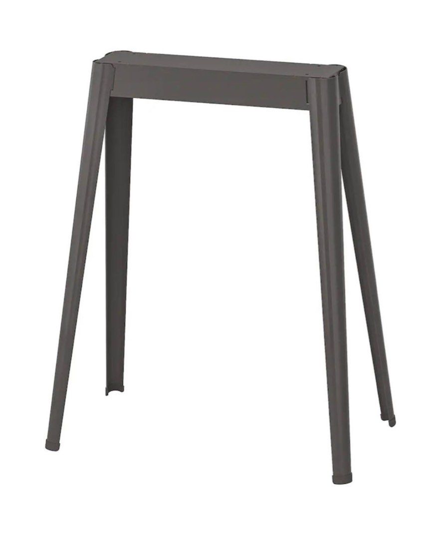 IKEA NÄRSPEL Trestle, dark grey metal, Furniture & Home Living