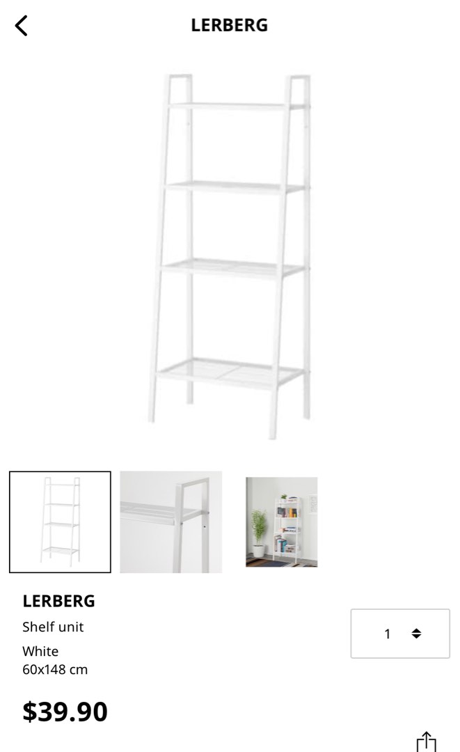 Ikea Rack, Furniture & Home Living, Furniture, Shelves, Cabinets 