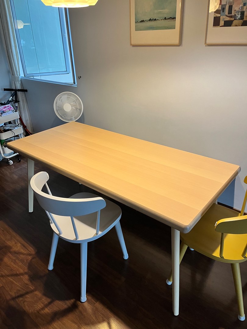 Ikea Virgil Abloh dining table, Furniture & Home Living, Furniture