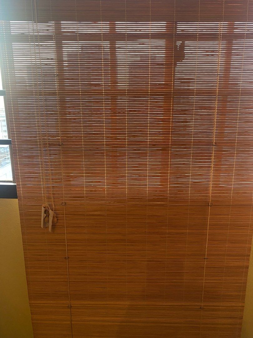 Ikea wooden store blinds
