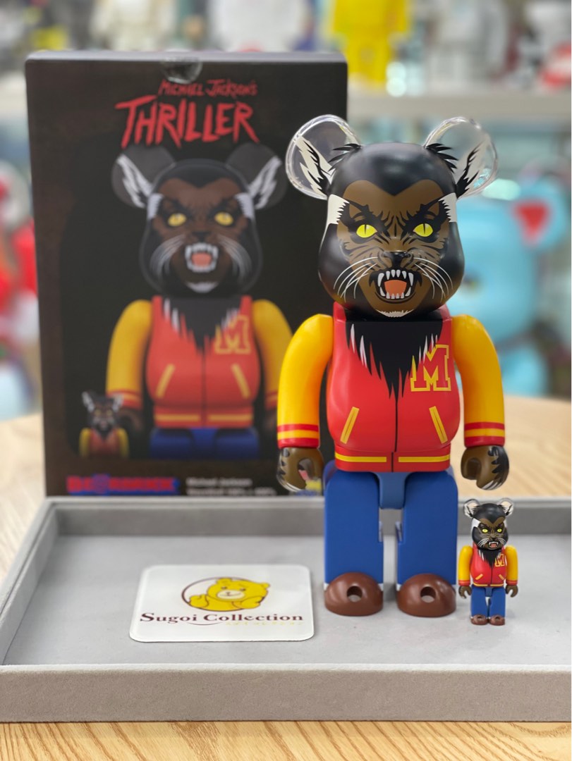 In Stock] BE@RBRICK x Michael Jackson Thriller Werewolf 100%+400