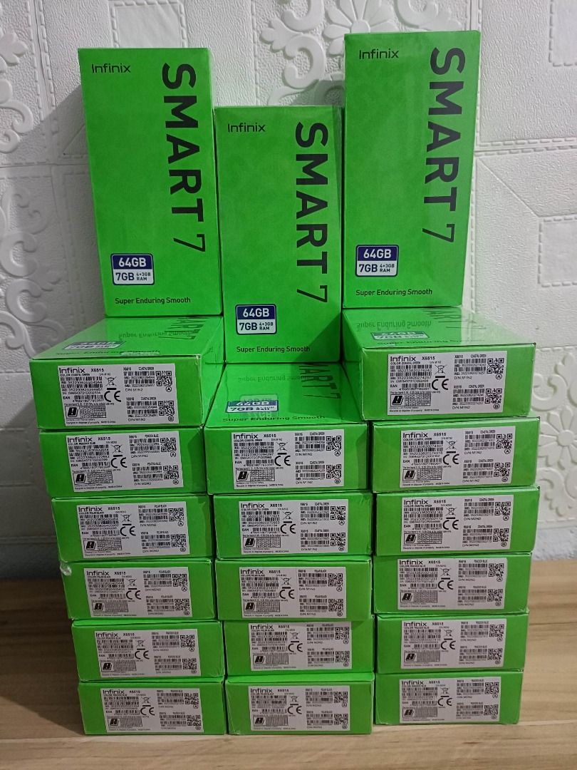 INFINIX SMART 7 64gb (Category: Android Others) located in Caloocan City. Submitted by mjmassortedfinds (Listing ID 1235366325, Image 2). Description: INFINIX SMART 7 Original NTC Brandnew Sealed php 4,900 SPECS 👇🏻 Up to 7 Big RAM (Including 3GB Extended RAM) 64gb Rom 6.6’’ Big HD+ Sunlight Readable Display 13MP Extra Clear AI Dual Camera 5000mAh Big & Durable Battery 3D Textured Antibacterial Design Fingerprint & Face Safety Unlock.