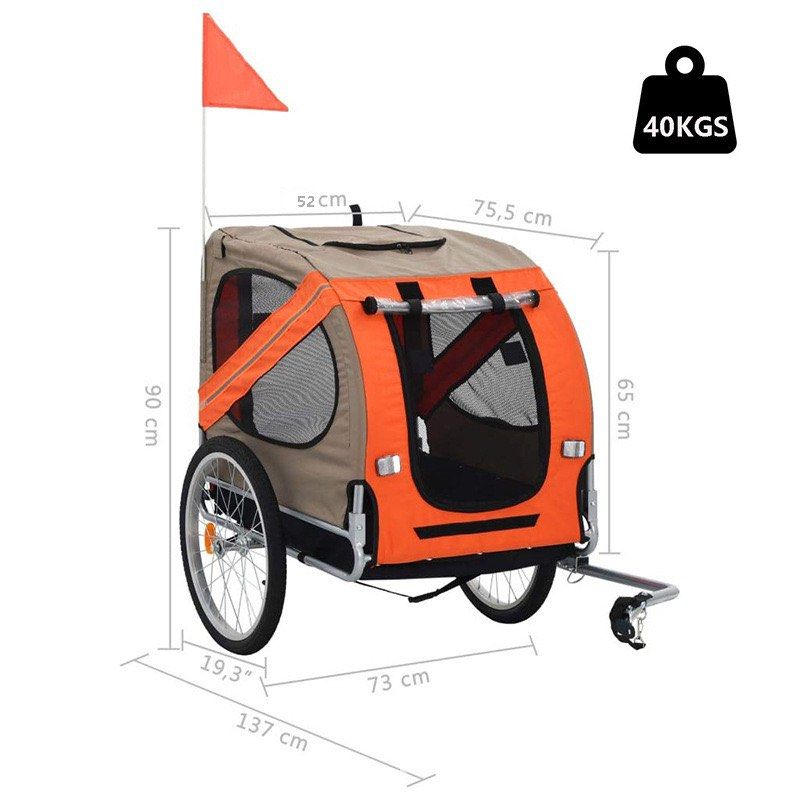 instock sg stock Bike Pet Trailer petsafe For Small Medium Large
