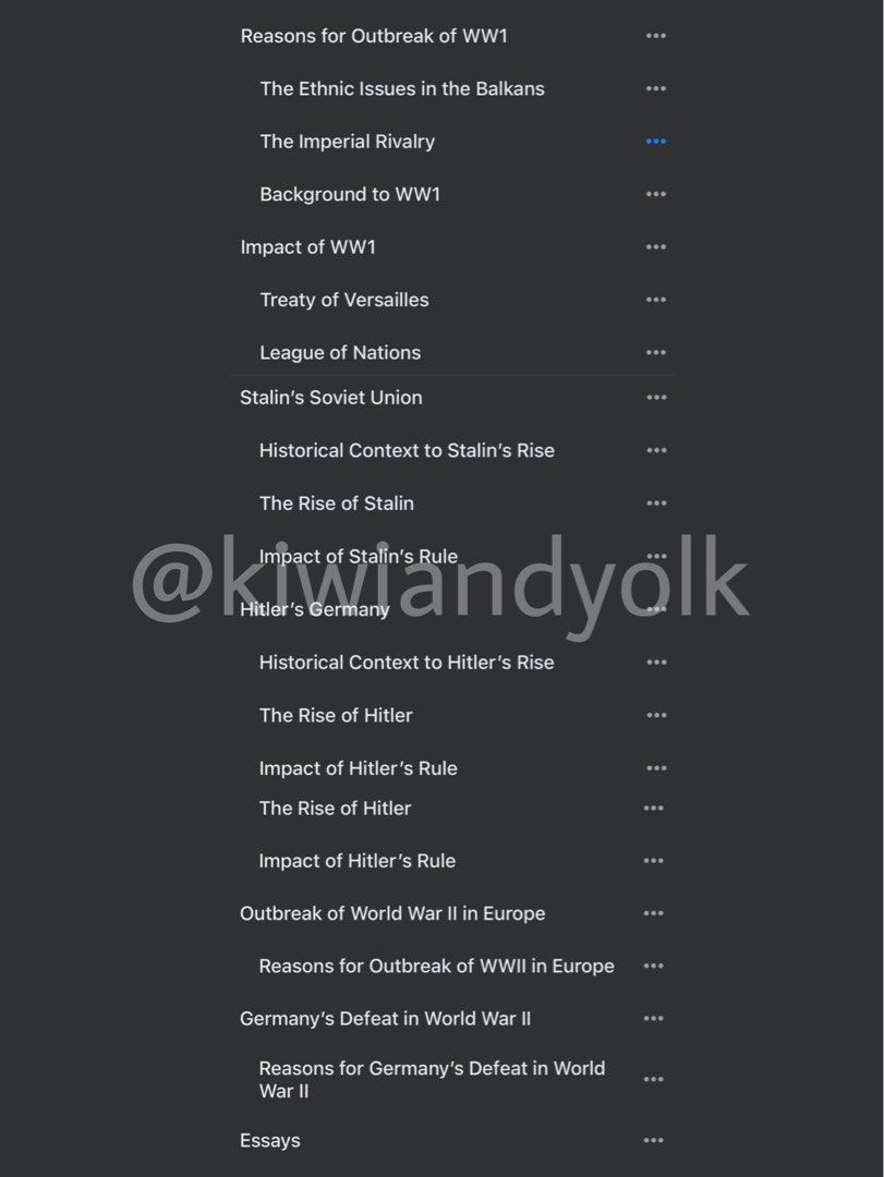  ip olevel secondary 3 history notes hobbies toys books