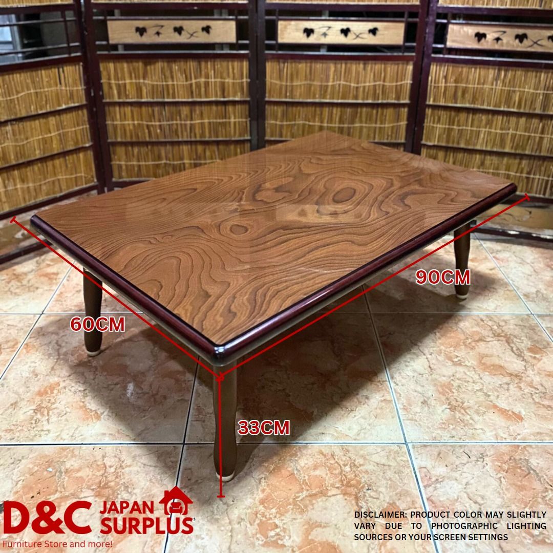 Japan Wood Low Folding Table, Furniture & Home Living, Furniture