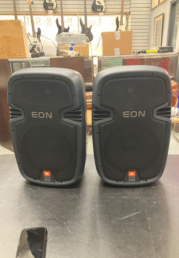 Jbl eon 200 speakers sales