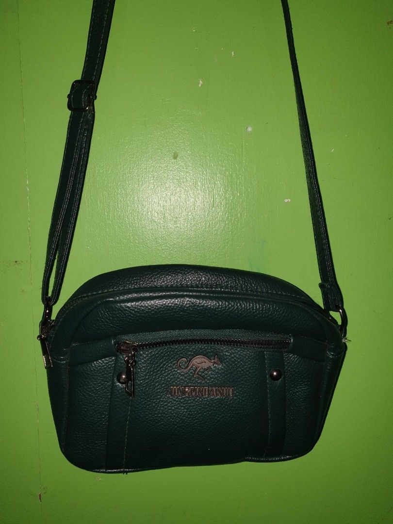 JingPinDaiShu Green Body Bag, Women's Fashion, Bags & Wallets, Cross ...