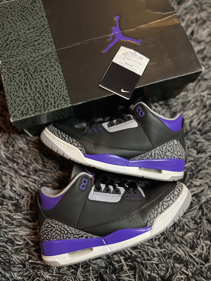 Jordan 3 #39 Court Purple #39 (2020) on Carousell