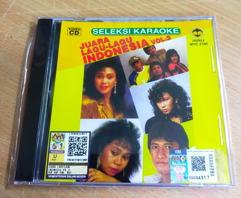 Juara LaguLagu Indonesia Vol.2 VCD Karaoke Original Artist Hetty Koes